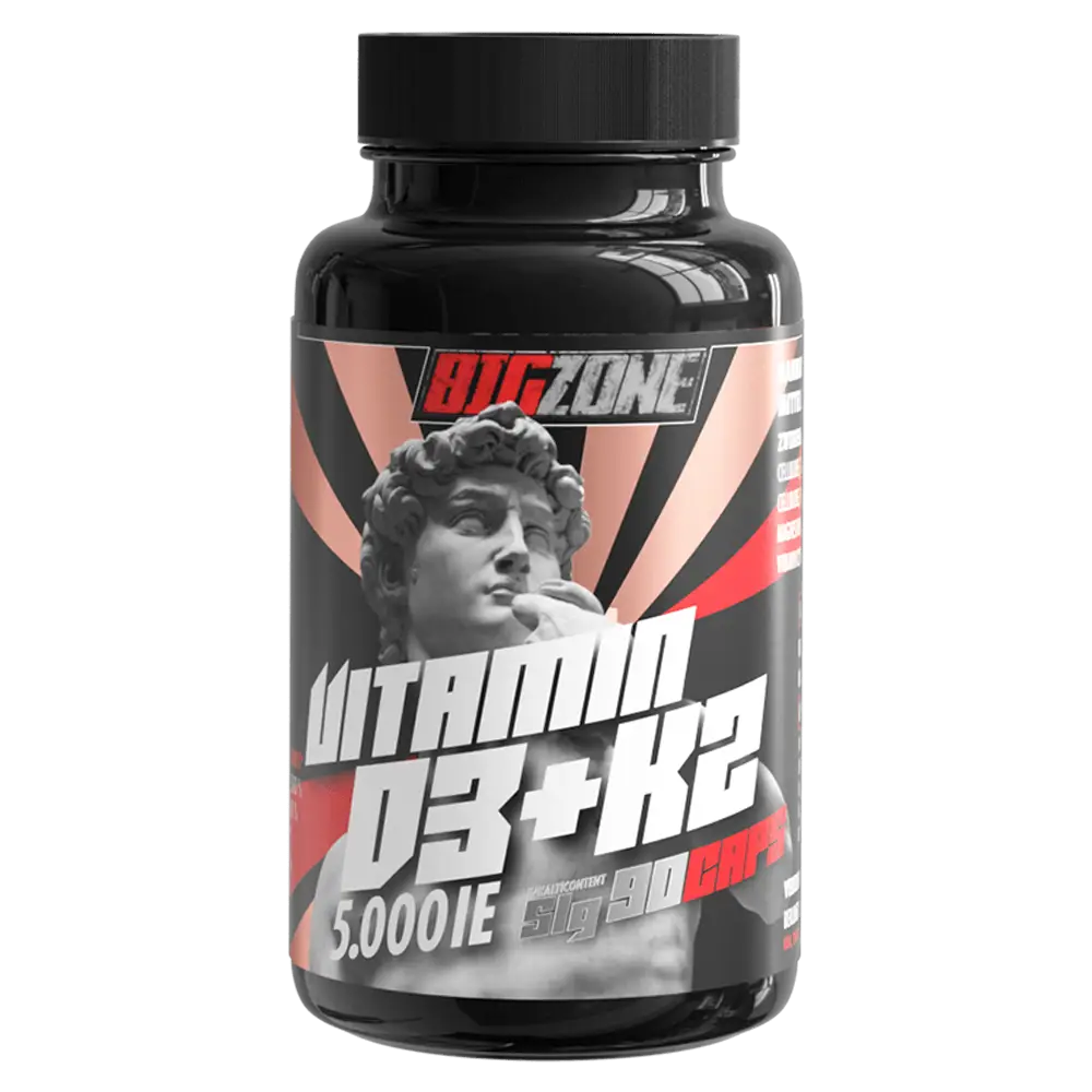 Big Zone Vitamin D3 + K2 - 90 Kapseln