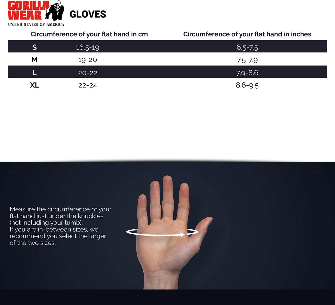 Gorilla Wear Waco Strickhandschuh - Schwarz