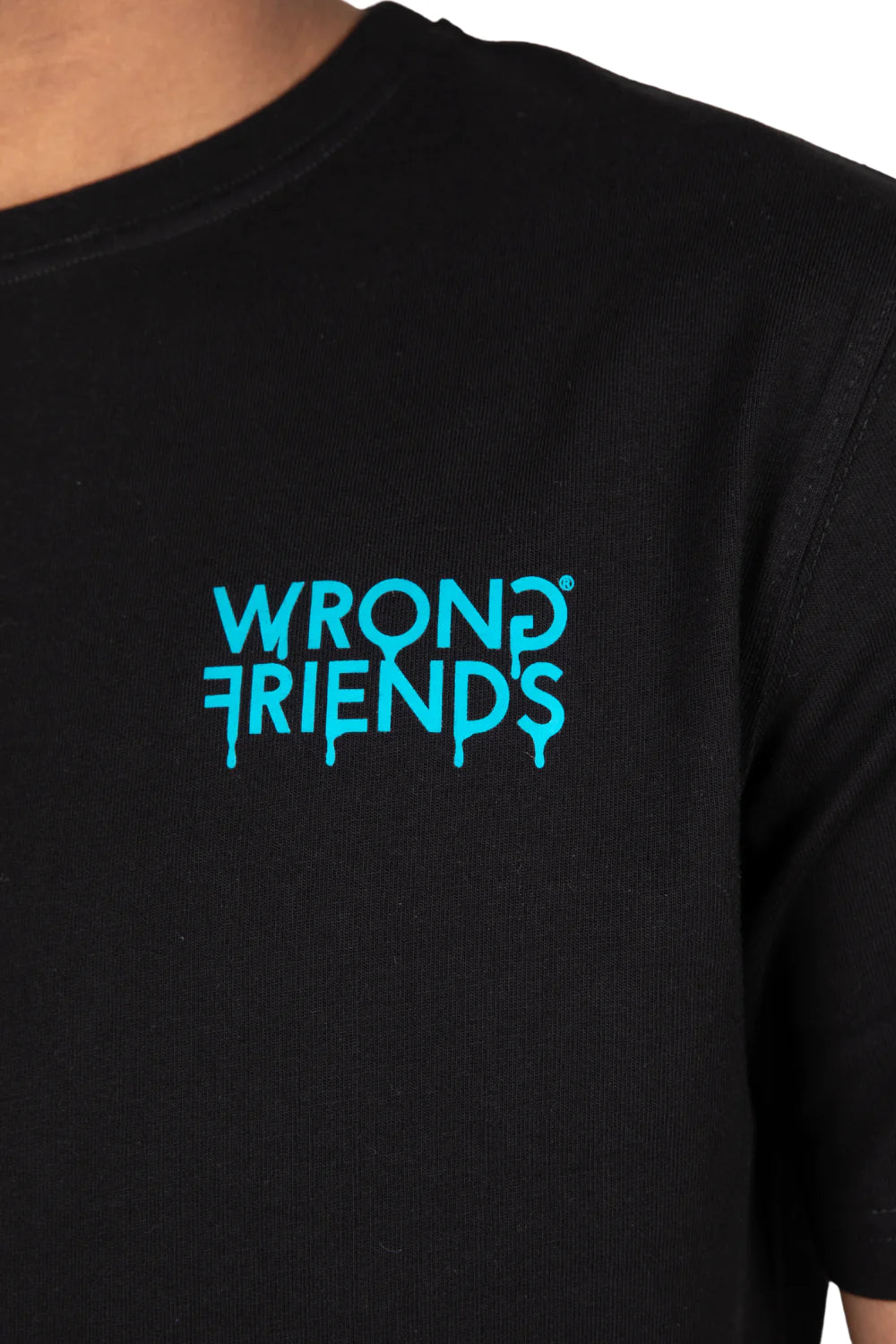 Wrong Friends Lucca T-Shirt - Schwarz/Blau