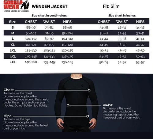 Gorilla Wear Wenden Track Jacket - Schwarz/Weiss