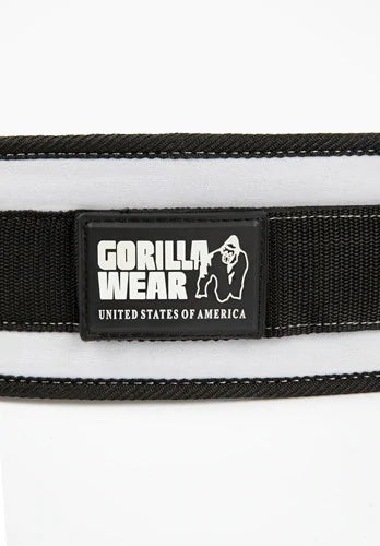 Gorilla Wear 4 Inch Women`s Lifting Belt - Schwarz/Weiss