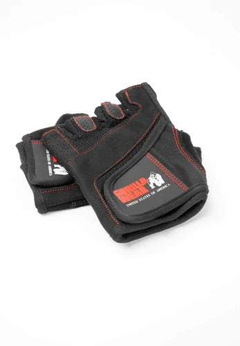 Gorilla Wear Women's Fitness Gloves - Schwarz/Rot
