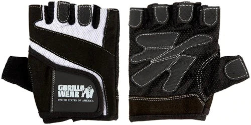 Gorilla Wear Women's Fitness Gloves - Schwarz/Weiss